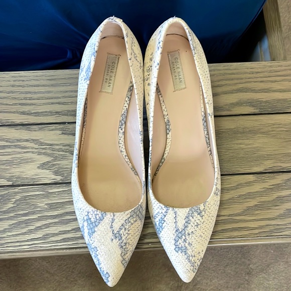 Cole Haan Shoes - Cole Haan snake print heels